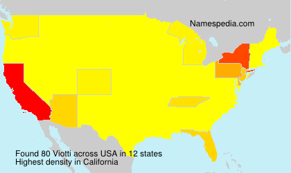 Surname Viotti in USA Surname Viotti in USA