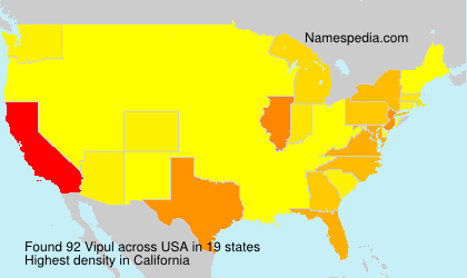 Surname Vipul in USA Surname Vipul in USA