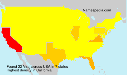 Surname Viraj in USA Surname Viraj in USA