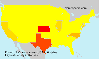 Surname Viranda in USA Surname Viranda in USA
