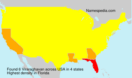 Surname Viraraghavan in USA Surname Viraraghavan in USA