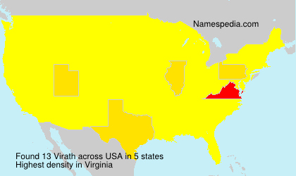 Surname Virath in USA Surname Virath in USA