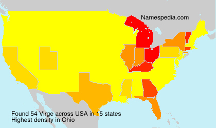 Surname Virge in USA Surname Virge in USA