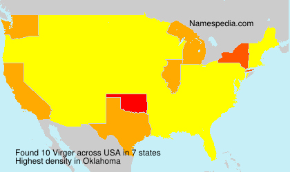 Surname Virger in USA Surname Virger in USA