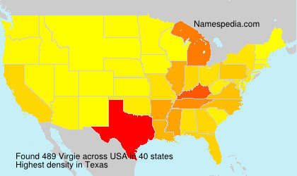 Surname Virgie in USA Surname Virgie in USA