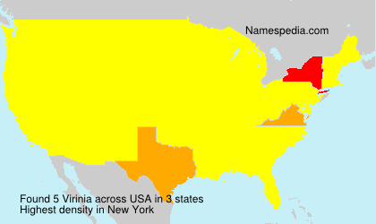 Surname Virinia in USA Surname Virinia in USA