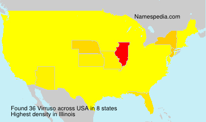 Surname Virruso in USA Surname Virruso in USA