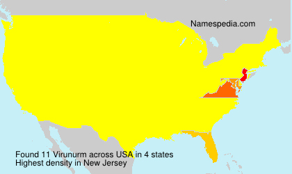 Surname Virunurm in USA Surname Virunurm in USA