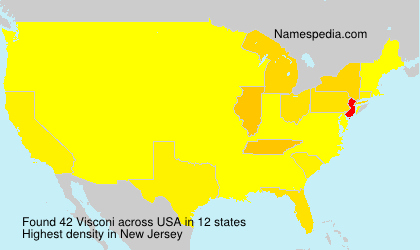 Surname Visconi in USA Surname Visconi in USA