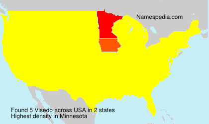 Surname Visedo in USA Surname Visedo in USA