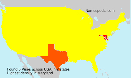 Surname Vises in USA Surname Vises in USA