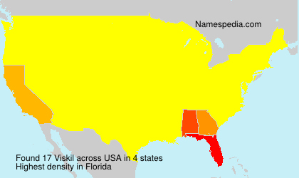 Surname Viskil in USA Surname Viskil in USA