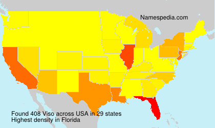 Surname Viso in USA Surname Viso in USA
