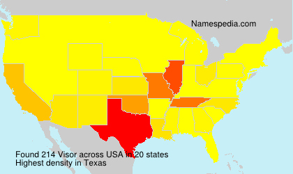 Surname Visor in USA Surname Visor in USA