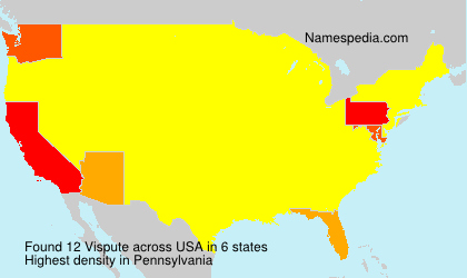 Surname Vispute in USA Surname Vispute in USA