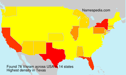 Surname Visram in USA Surname Visram in USA