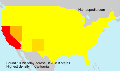 Surname Viszolay in USA Surname Viszolay in USA