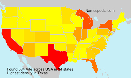 Surname Vite in USA Surname Vite in USA
