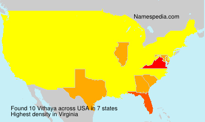Surname Vithaya in USA Surname Vithaya in USA