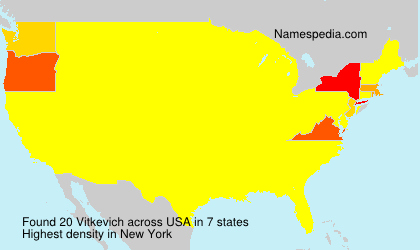 Surname Vitkevich in USA Surname Vitkevich in USA
