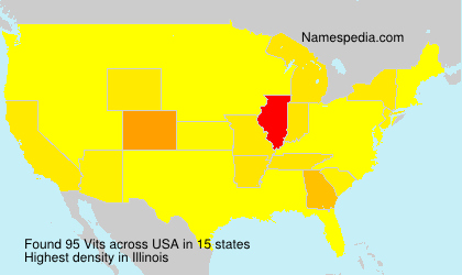 Surname Vits in USA Surname Vits in USA