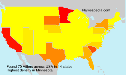 Surname Vitters in USA Surname Vitters in USA