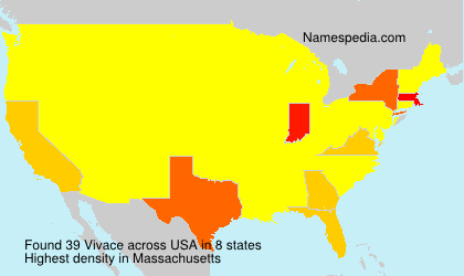 Surname Vivace in USA Surname Vivace in USA