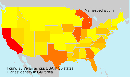 Surname Vivan in USA Surname Vivan in USA