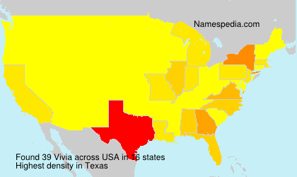 Surname Vivia in USA Surname Vivia in USA