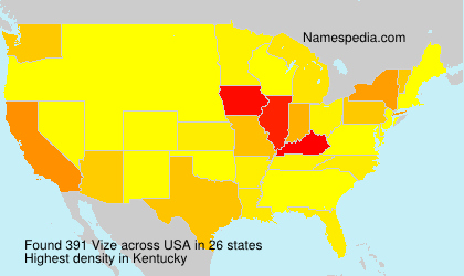 Surname Vize in USA Surname Vize in USA