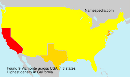 Surname Vizmonte in USA Surname Vizmonte in USA