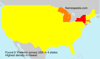 Surname Vlademir in USA