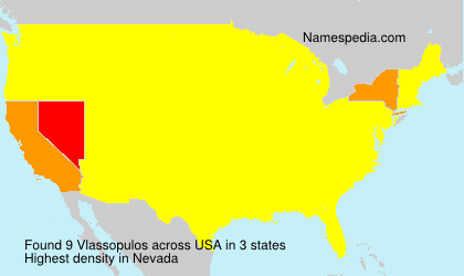 Surname Vlassopulos in USA Surname Vlassopulos in USA