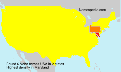 Surname Vobe in USA Surname Vobe in USA