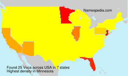 Surname Voca in USA Surname Voca in USA