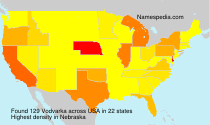 Surname Vodvarka in USA Surname Vodvarka in USA