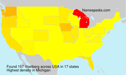 Surname Voetberg in USA Surname Voetberg in USA