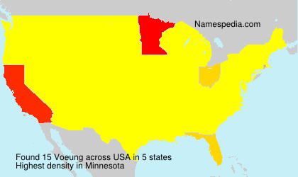 Surname Voeung in USA Surname Voeung in USA