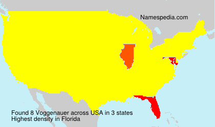 Surname Voggenauer in USA Surname Voggenauer in USA