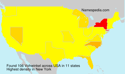 Surname Vohwinkel in USA Surname Vohwinkel in USA