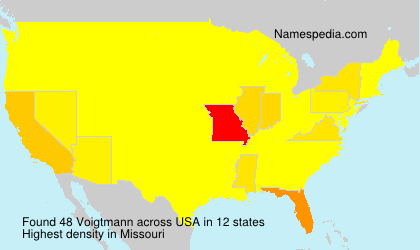Surname Voigtmann in USA Surname Voigtmann in USA