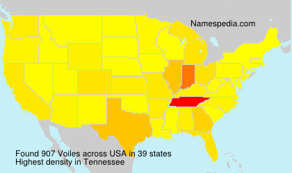 Surname Voiles in USA Surname Voiles in USA