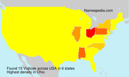Surname Vojticek in USA Surname Vojticek in USA
