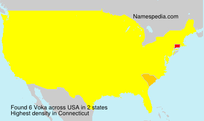 Surname Voka in USA