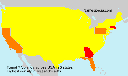 Surname Volanda in USA Surname Volanda in USA