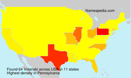 Surname Volanski in USA Surname Volanski in USA