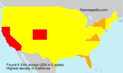 Surname Volc in USA Surname Volc in USA