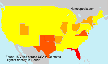 Surname Volck in USA