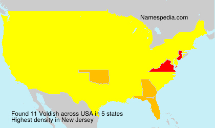 Surname Voldish in USA Surname Voldish in USA