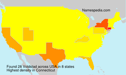Surname Voldstad in USA Surname Voldstad in USA